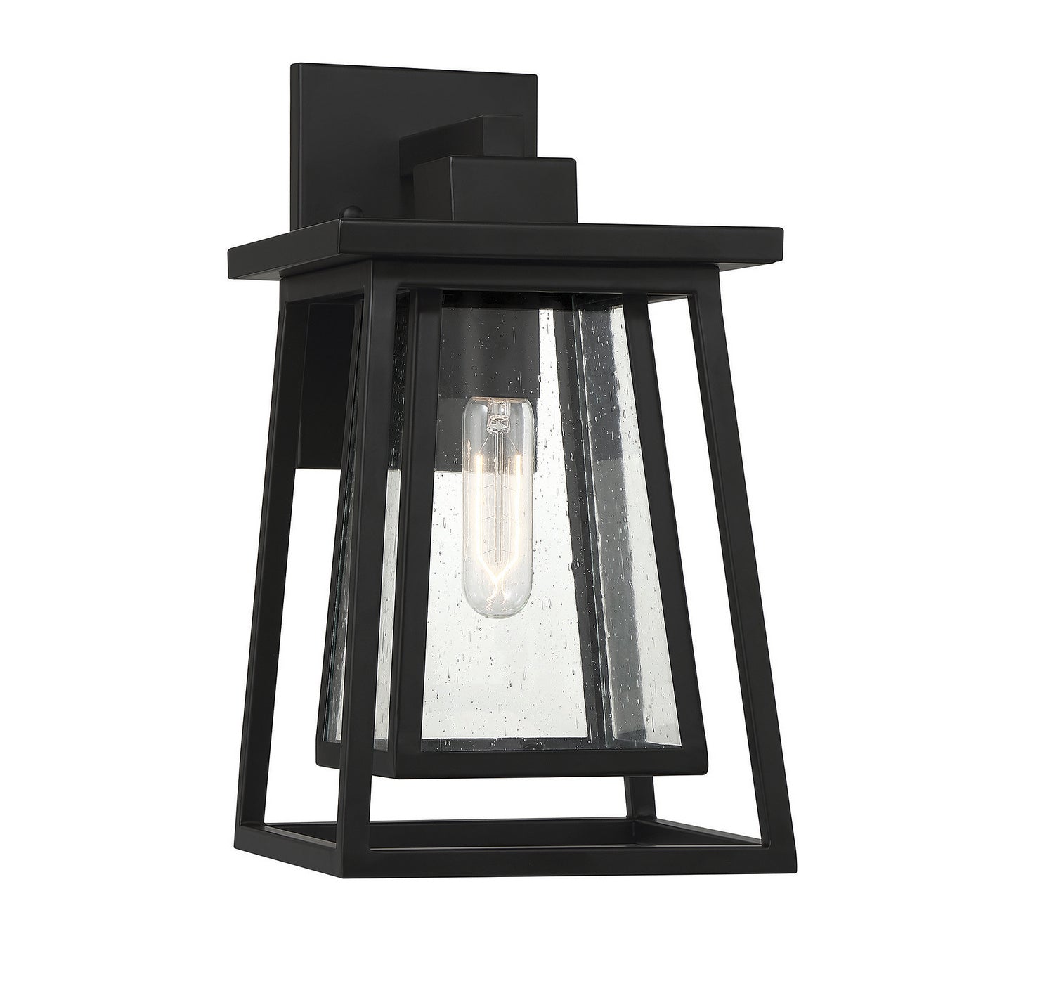 Savoy House - 5-2021-BK - One Light Outdoor Wall Lantern - Denver - Matte Black