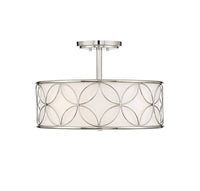 Savoy House - 6-1953-4-109 - Four Light Semi-Flush Mount - Reid - Polished Nickel