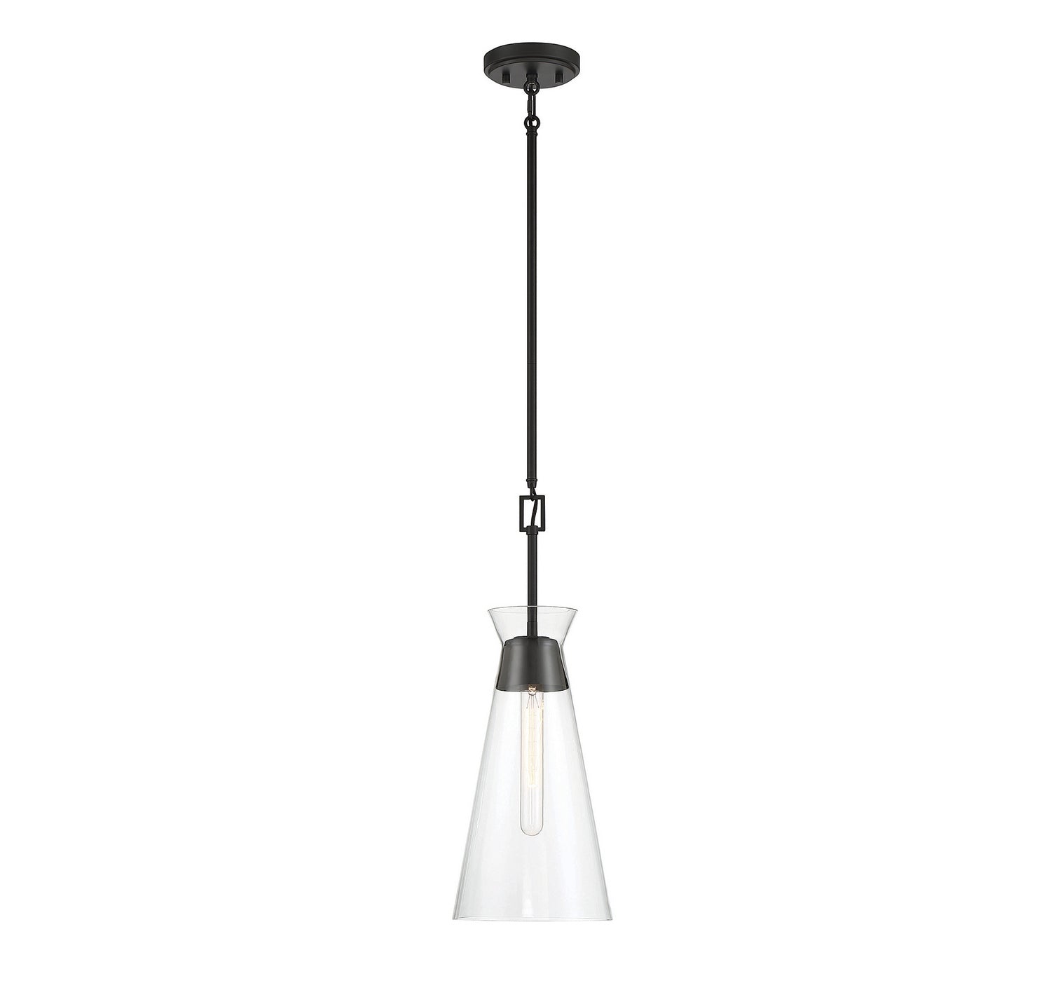 Savoy House - 7-1831-1-89 - One Light Pendant - Lakewood - Matte Black