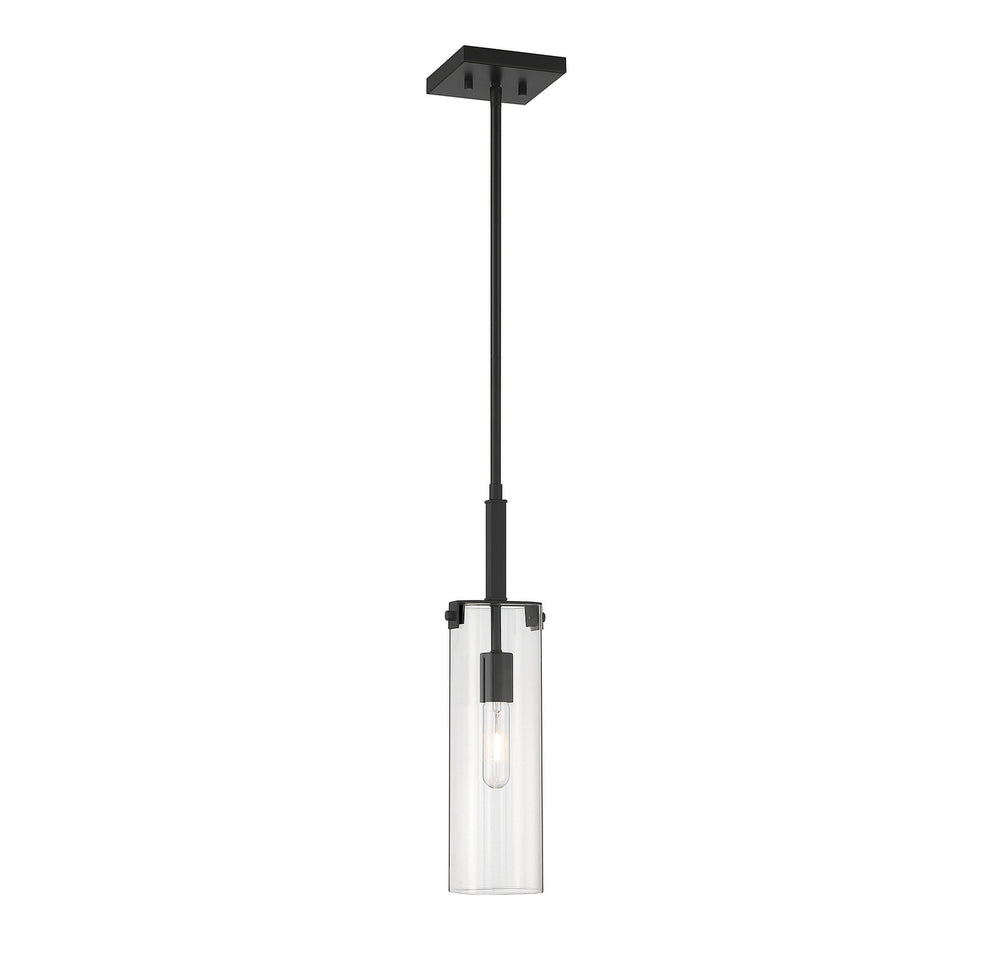 Savoy House - 7-9770-1-89 - One Light Mini-Pendant - Winfield - Matte Black