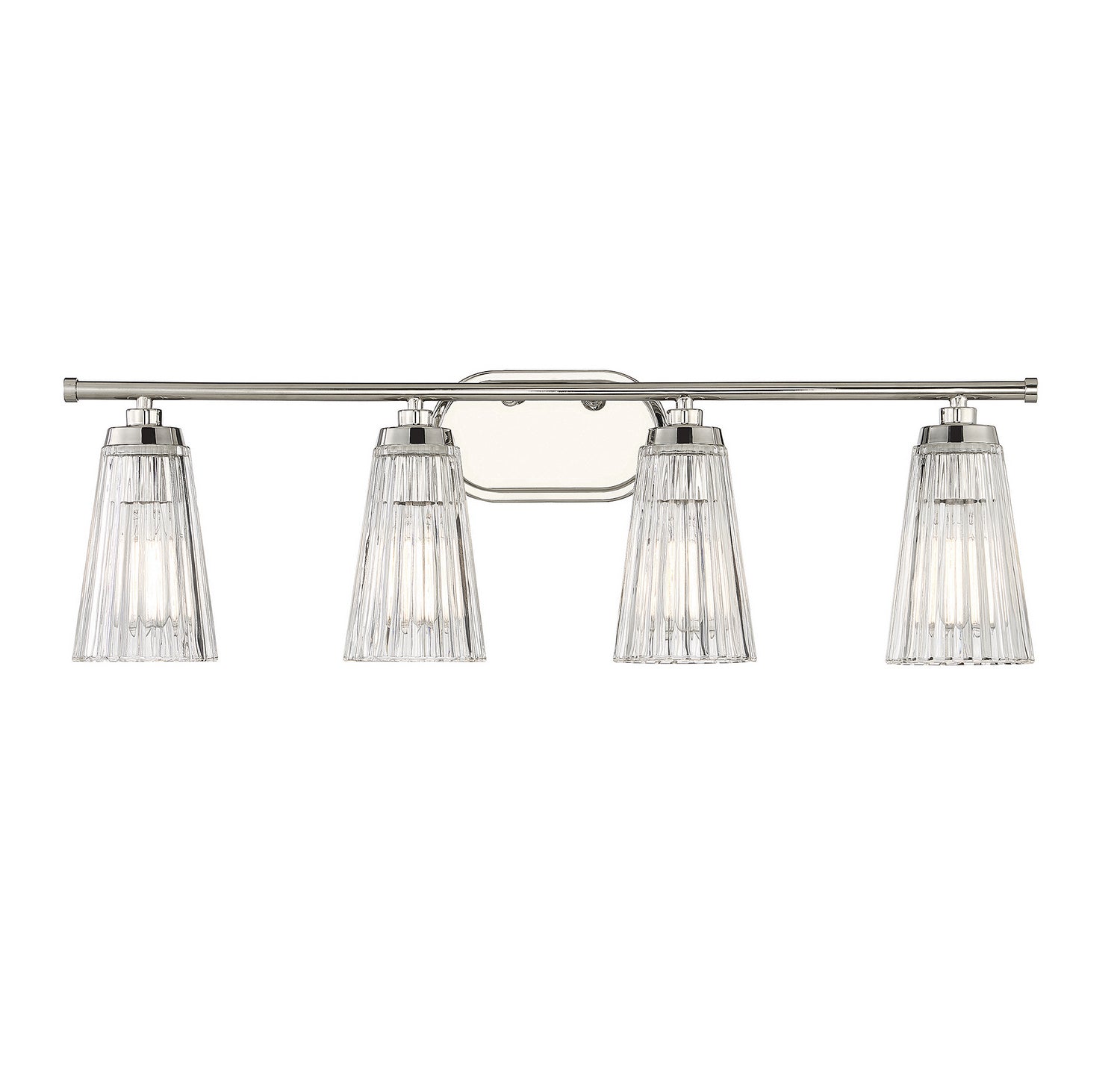 Savoy House - 8-1745-4-109 - Four Light Bathroom Vanity - Chantilly - Polished Nickel