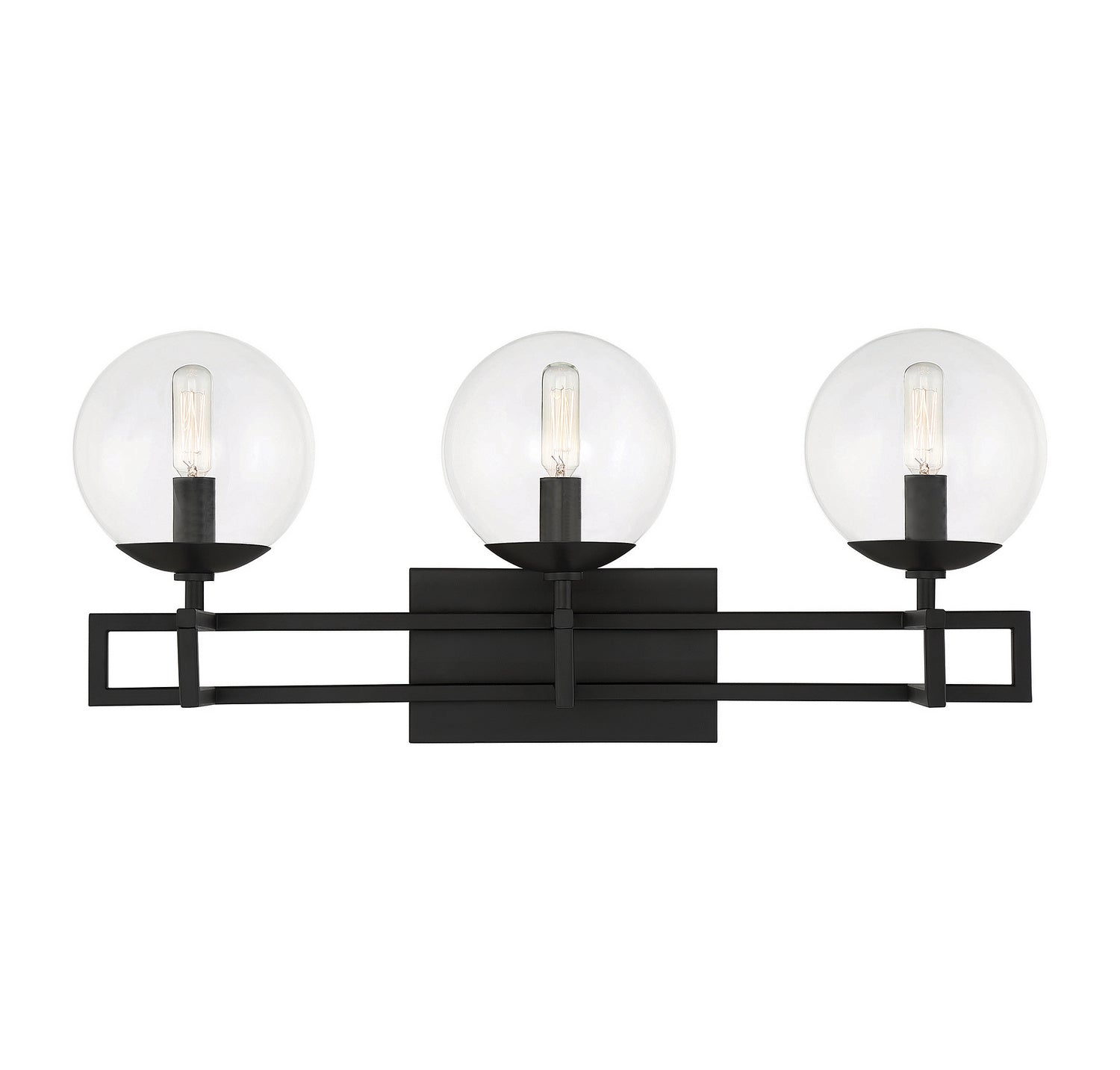 Savoy House - 8-1860-3-BK - Three Light Bathroom Vanity - Crosby - Matte Black