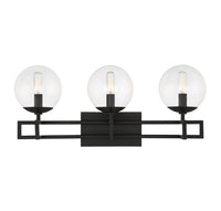 Savoy House - 8-1860-3-BK - Three Light Bathroom Vanity - Crosby - Matte Black