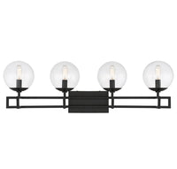 Savoy House - 8-1860-4-BK - Four Light Bathroom Vanity - Crosby - Matte Black