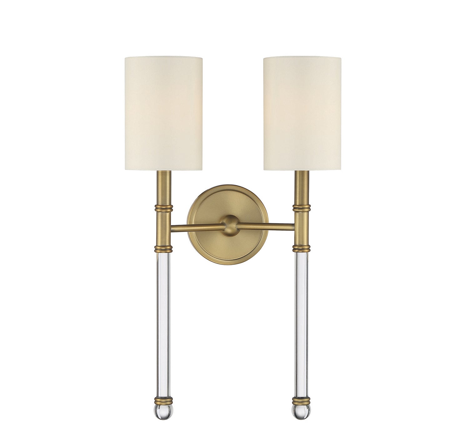 Savoy House - 9-103-2-322 - Two Light Wall Sconce - Fremont - Warm Brass