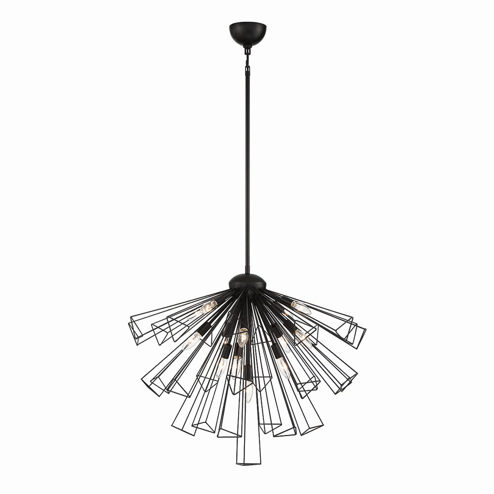 Eurofase - 43863-013 - 13 Light Chandelier - Dendelio - Black