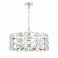 Eurofase - 44285-012 - Six Light Chandelier - Perrene - Chrome