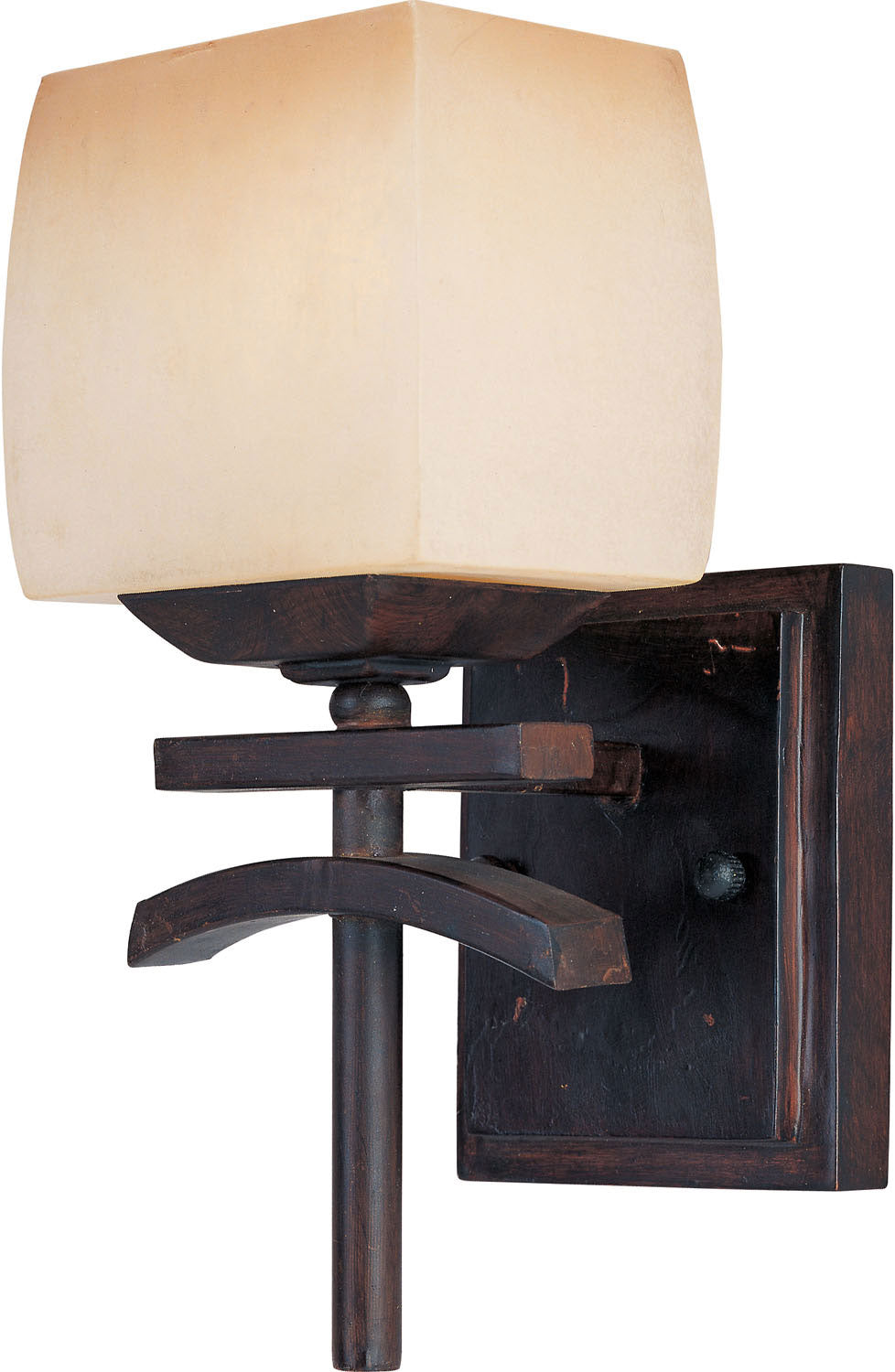 Maxim - 10996WSRC - One Light Wall Sconce - Asiana - Roasted Chestnut