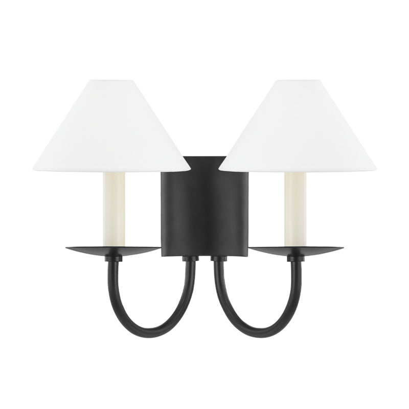 Mitzi - H464102-SBK - Two Light Wall Sconce - Lenore - Soft Black