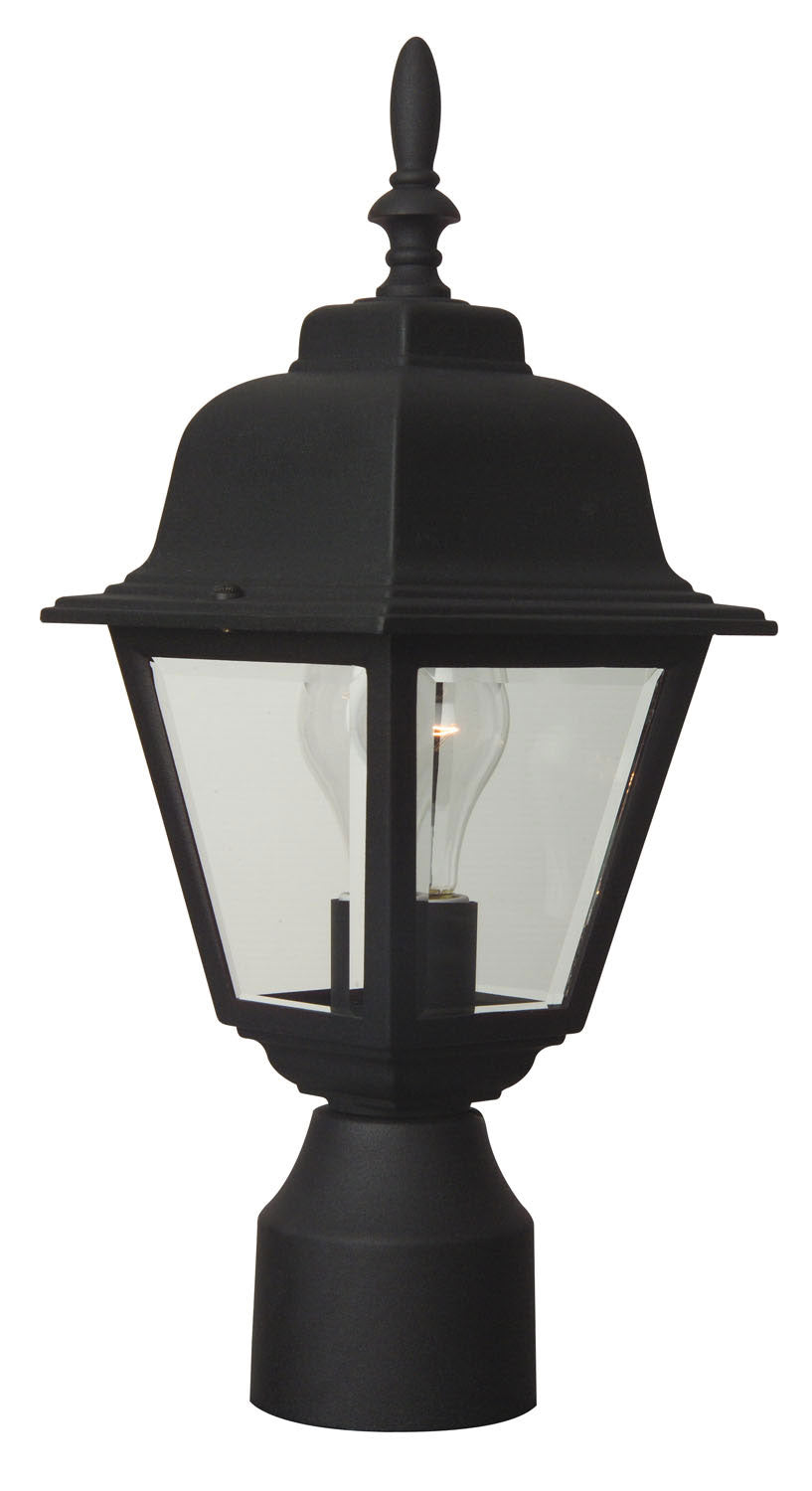 Craftmade - Z175-TB - Coach Lights Cast One Light Post Mount in Textured Black Finish - Coach Lights Cast