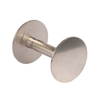 Wall-mount toilet paper holder made of chrome plated brass. Diam: 4", D: 4 3/4". - Maison&Co.