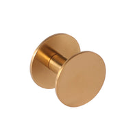 Wall-mount robe hook made of chrome plated brass.  Diam: 2", D: 1 1/2". - Maison&Co.