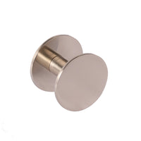 Wall-mount robe hook made of chrome plated brass.  Diam: 2", D: 1 1/2". - Maison&Co.