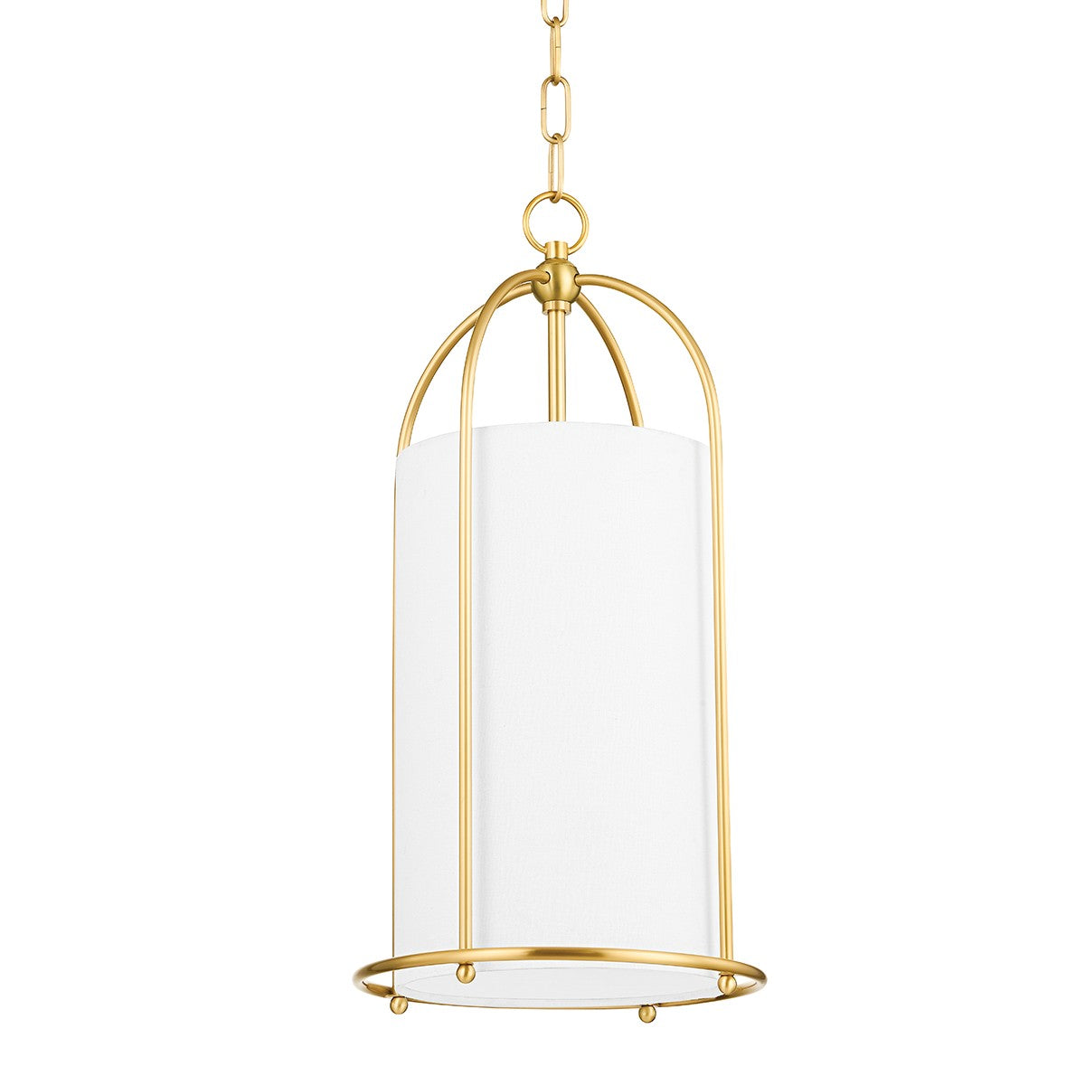 Hudson Valley - 4810-AGB - One Light Lantern - Orlando - Aged Brass