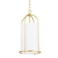 Hudson Valley - 4810-AGB - One Light Lantern - Orlando - Aged Brass