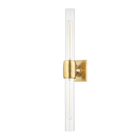 Hudson Valley - 7552-AGB - Two Light Wall Sconce - Hogan - Aged Brass