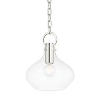 Hudson Valley - BKO252-PN - One Light Small Pendant - Lina - Polished Nickel