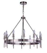 Craftmade - 54312 - Larrson 12 Light Chandelier in Mulltiple Finishes - Larrson