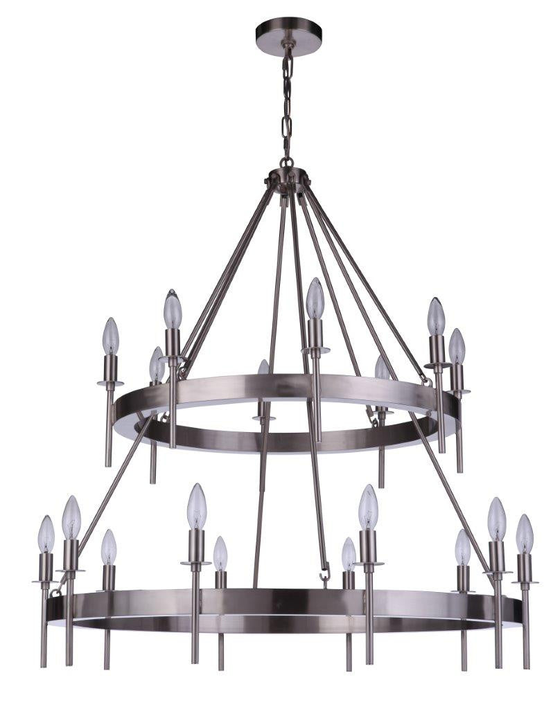 Craftmade - 54318 - Larrson 18 Light Chandelier in Mulltiple Finishes - Larrson