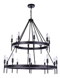 Craftmade - 54318 - Larrson 18 Light Chandelier in Mulltiple Finishes - Larrson