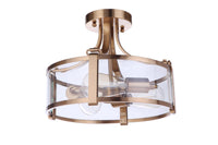 Craftmade - 55353 - Elliot Three Light Semi Flush Mount in Mulltiple Finishes - Elliot