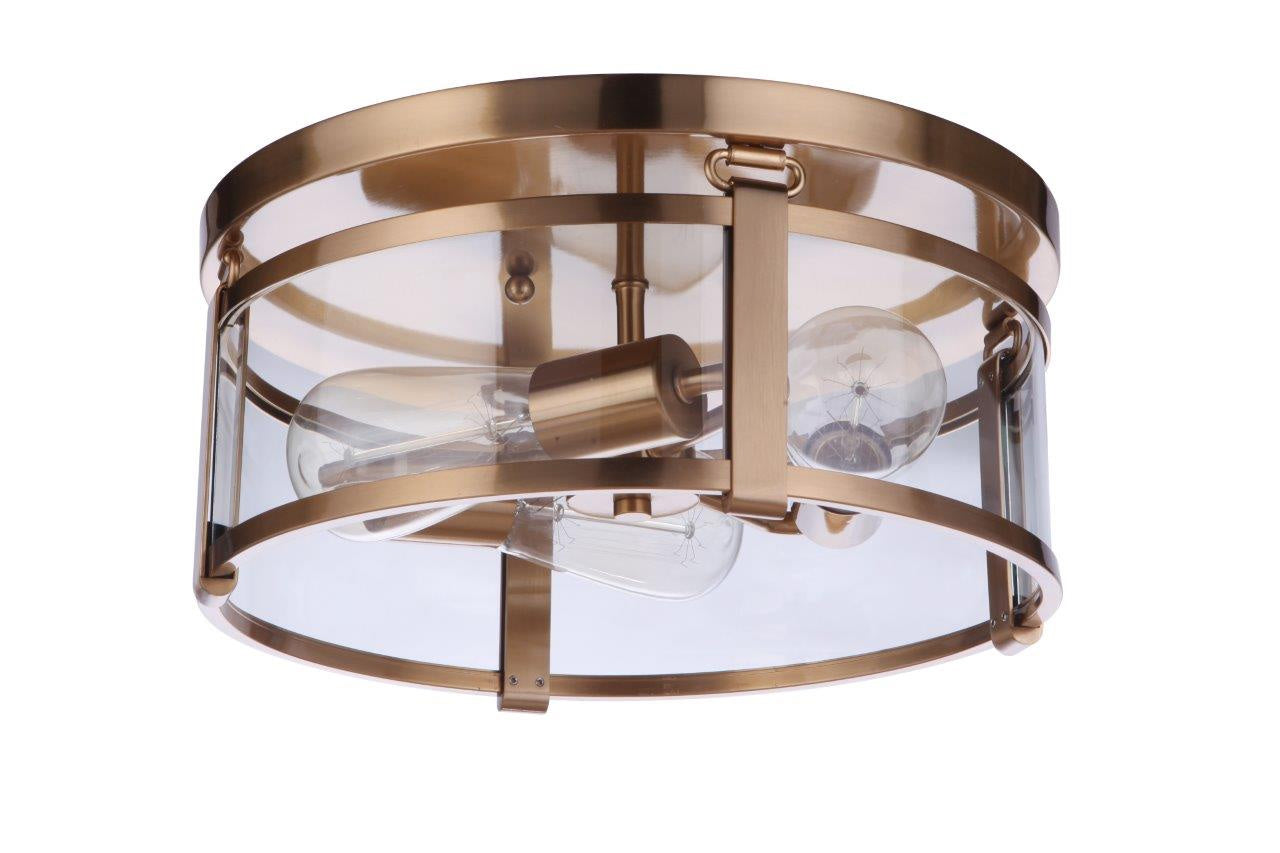 Craftmade - 55383 - Elliot Three Light Flushmount in Mulltiple Finishes - Elliot