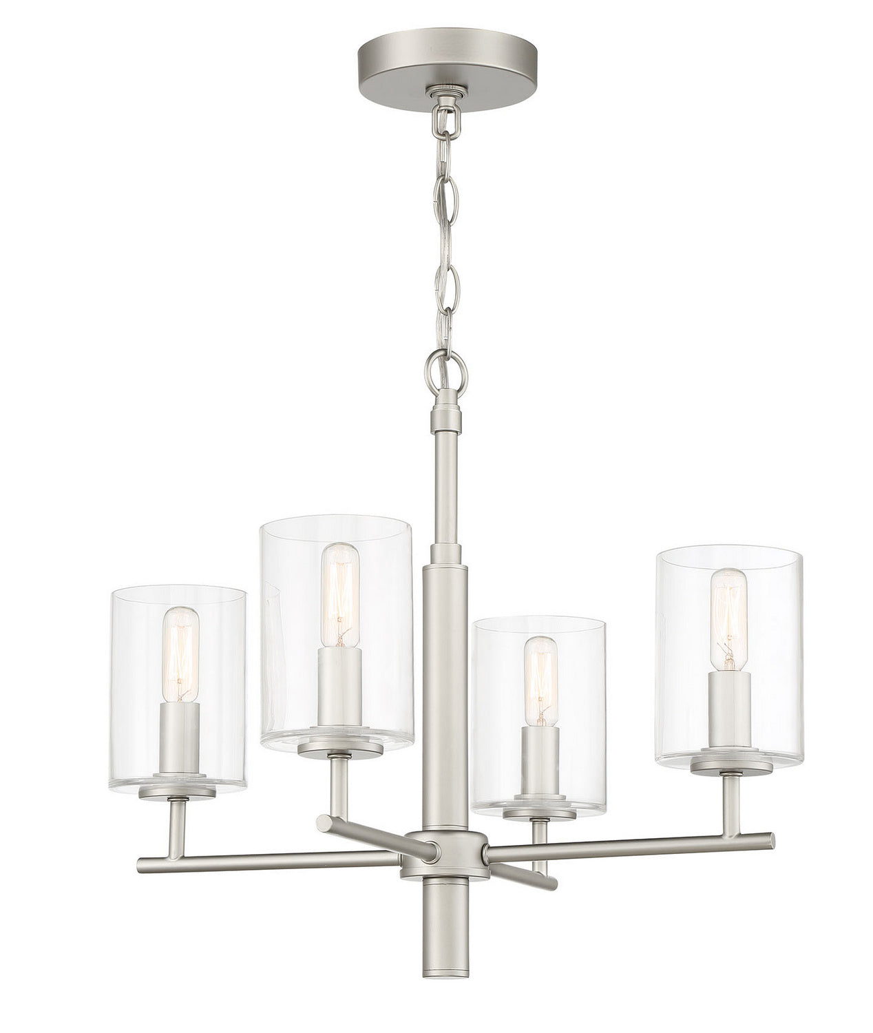 Craftmade - 55624 - Hailie Four Light Chandelier in Mulltiple Finishes - Hailie