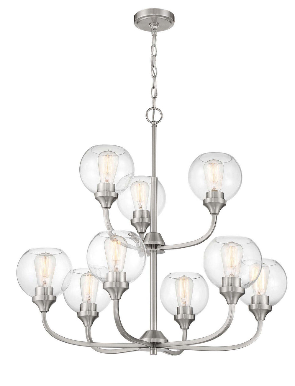 Craftmade - 56229 - Glenda Nine Light Chandelier in Mulltiple Finishes - Glenda