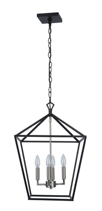 Craftmade - 56334 - Flynt II Four Light Foyer Pendant in Mulltiple Finishes - Flynt II