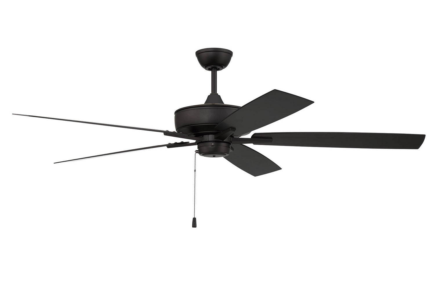 Craftmade - OS60FB5 - Outdoor Super Pro 60 60"Ceiling Fan in Flat Black w/Flat Black Blades Finish - Outdoor Super Pro 60