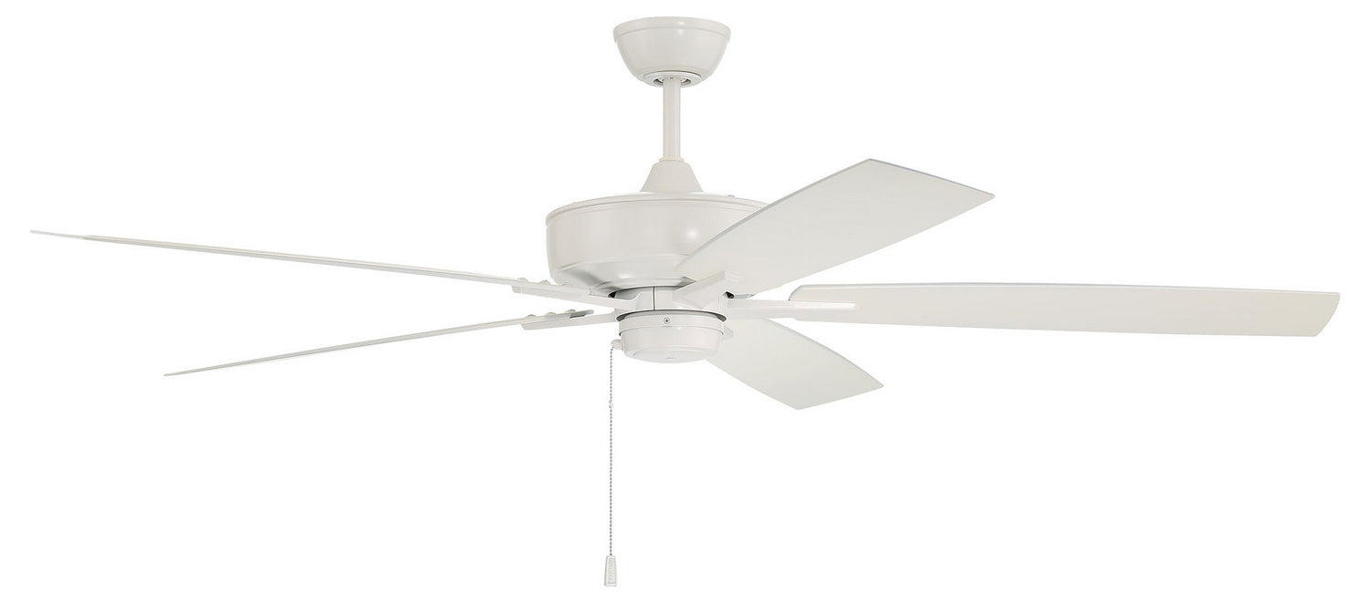 Craftmade - OS60W5 - Outdoor Super Pro 60 60"Ceiling Fan in White w/White Blades Finish - Outdoor Super Pro 60