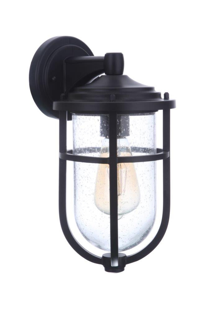 Craftmade - ZA4704-MN - Voyage One Light Outdoor Wall Mount in Midnight Finish - Voyage