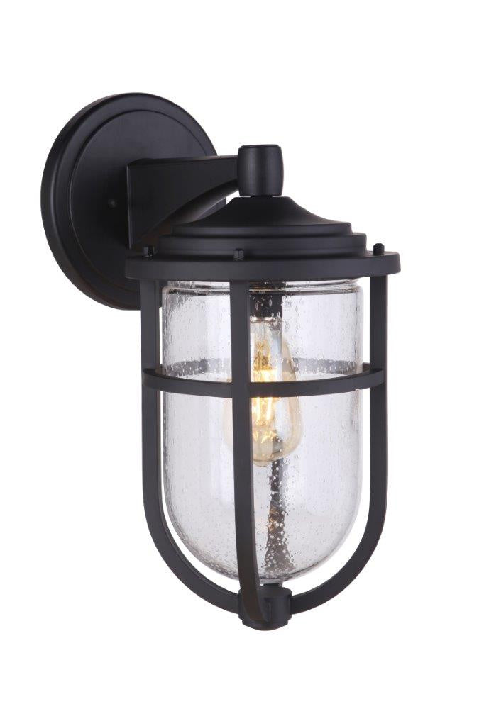 Craftmade - ZA4714-MN - Voyage One Light Outdoor Wall Mount in Midnight Finish - Voyage