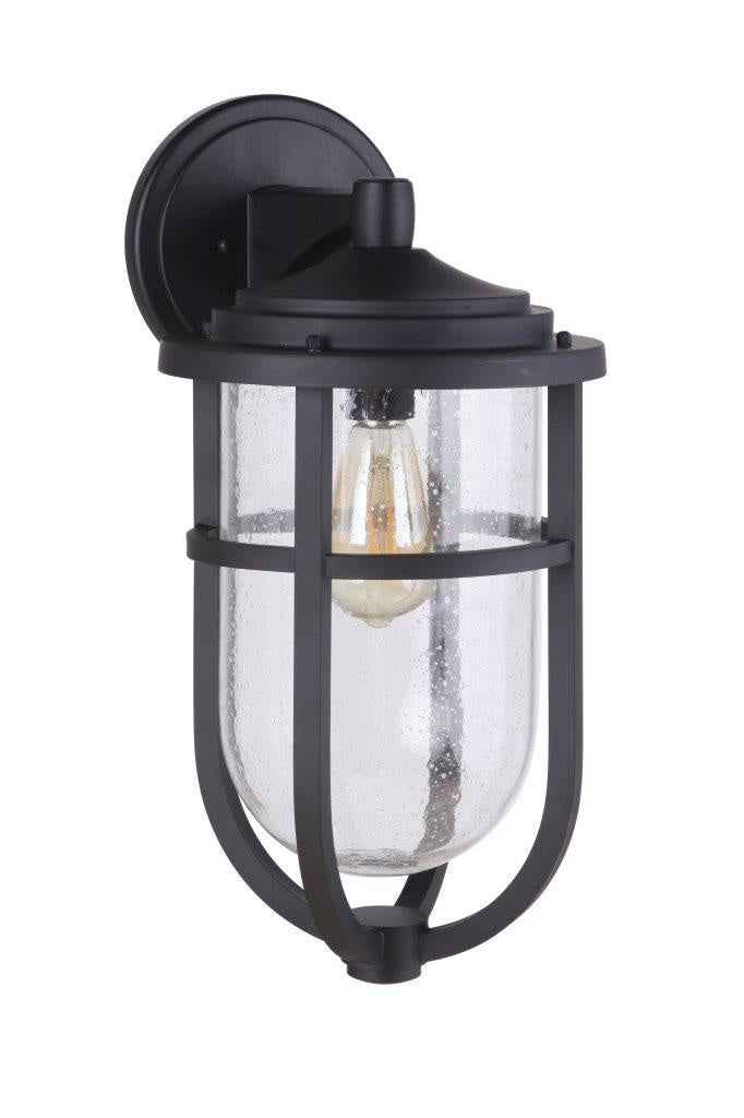 Craftmade - ZA4724-MN - Voyage One Light Outdoor Wall Mount in Midnight Finish - Voyage