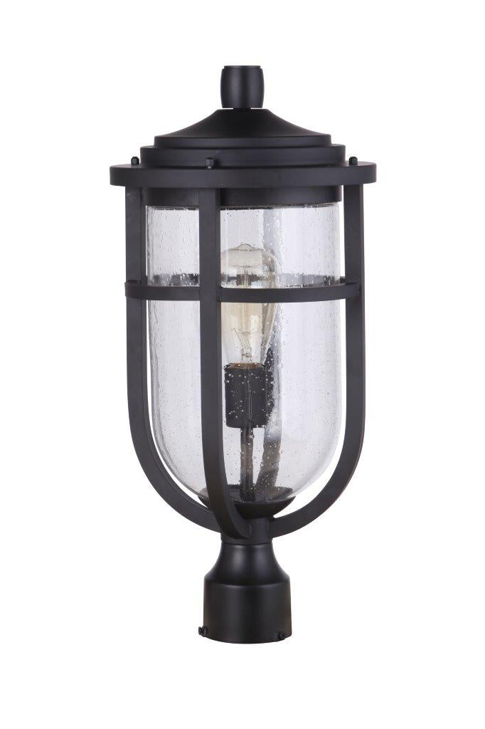 Craftmade - ZA4725-MN - Voyage One Light Outdoor Post Mount in Midnight Finish - Voyage