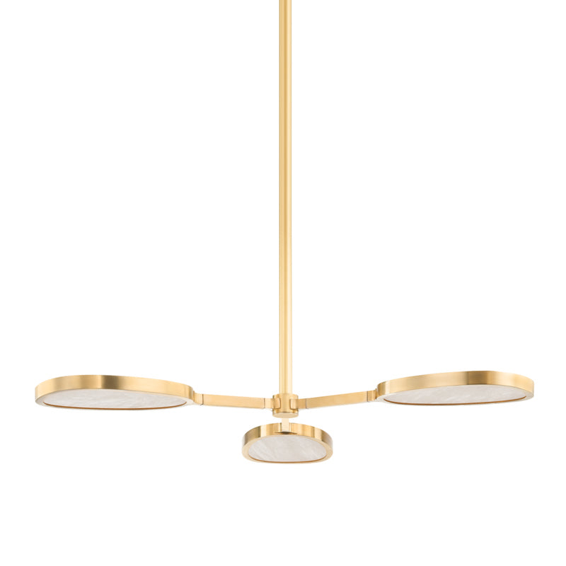 Corbett Lighting - 338-03-VB - LED Chandelier - Patras - Vintage Brass
