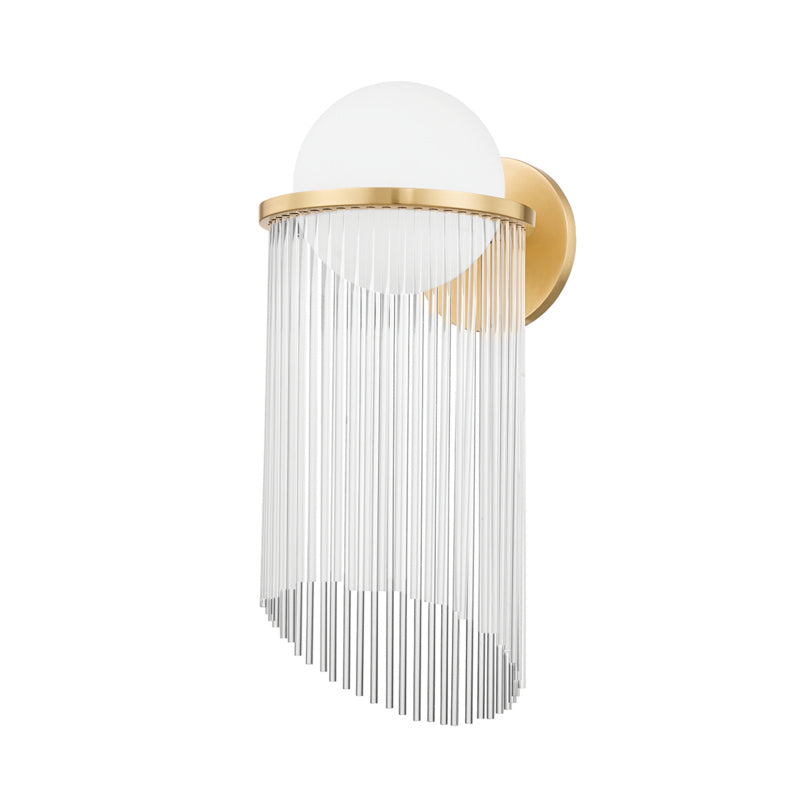 Corbett Lighting - 398-01-AGB - One Light Wall Sconce - Celestial - Aged Brass