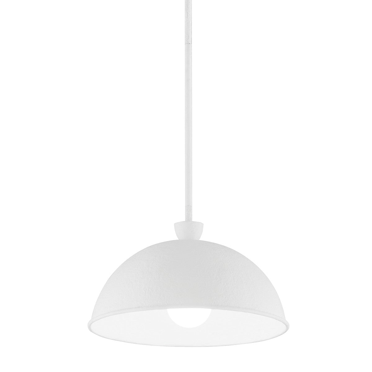 Troy Lighting - F3114-GSW - One Light Pendant - Tygo - Gesso White