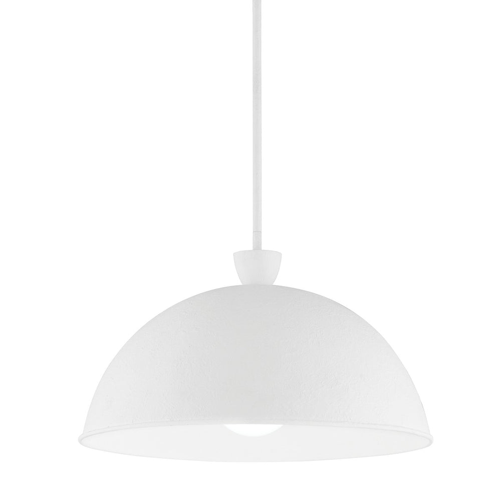 Troy Lighting - F3120-GSW - One Light Pendant - Tygo - Gesso White