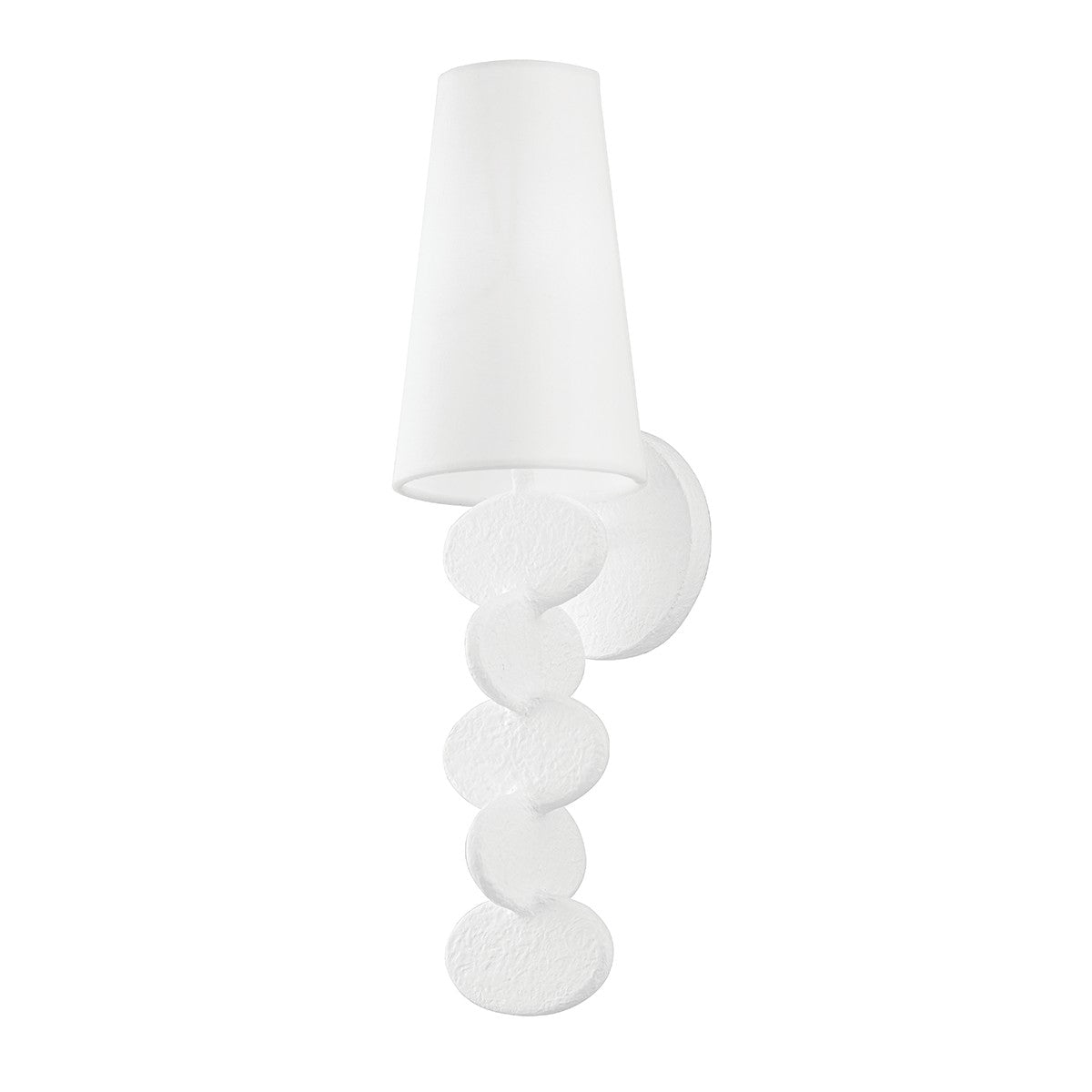 Troy Lighting - B3501-GSW - One Light Wall Sconce - Ellios - Gesso White