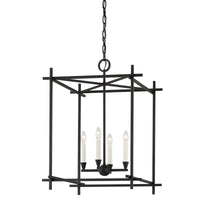 Troy Lighting - F1097-BI - Four Light Lantern - Huck - Black Iron