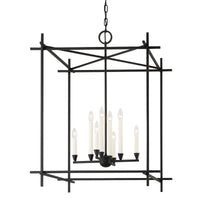 Troy Lighting - F1099-BI - Eight Light Lantern - Huck - Black Iron