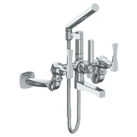 Wall Mounted Exposed Bath Set With Hand Shower