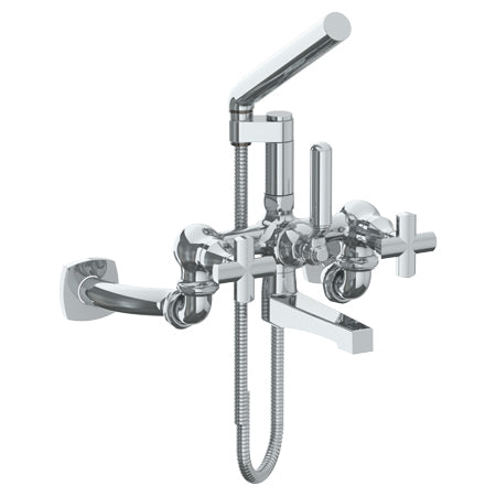 Wall Mounted Exposed Bath Set With Hand Shower