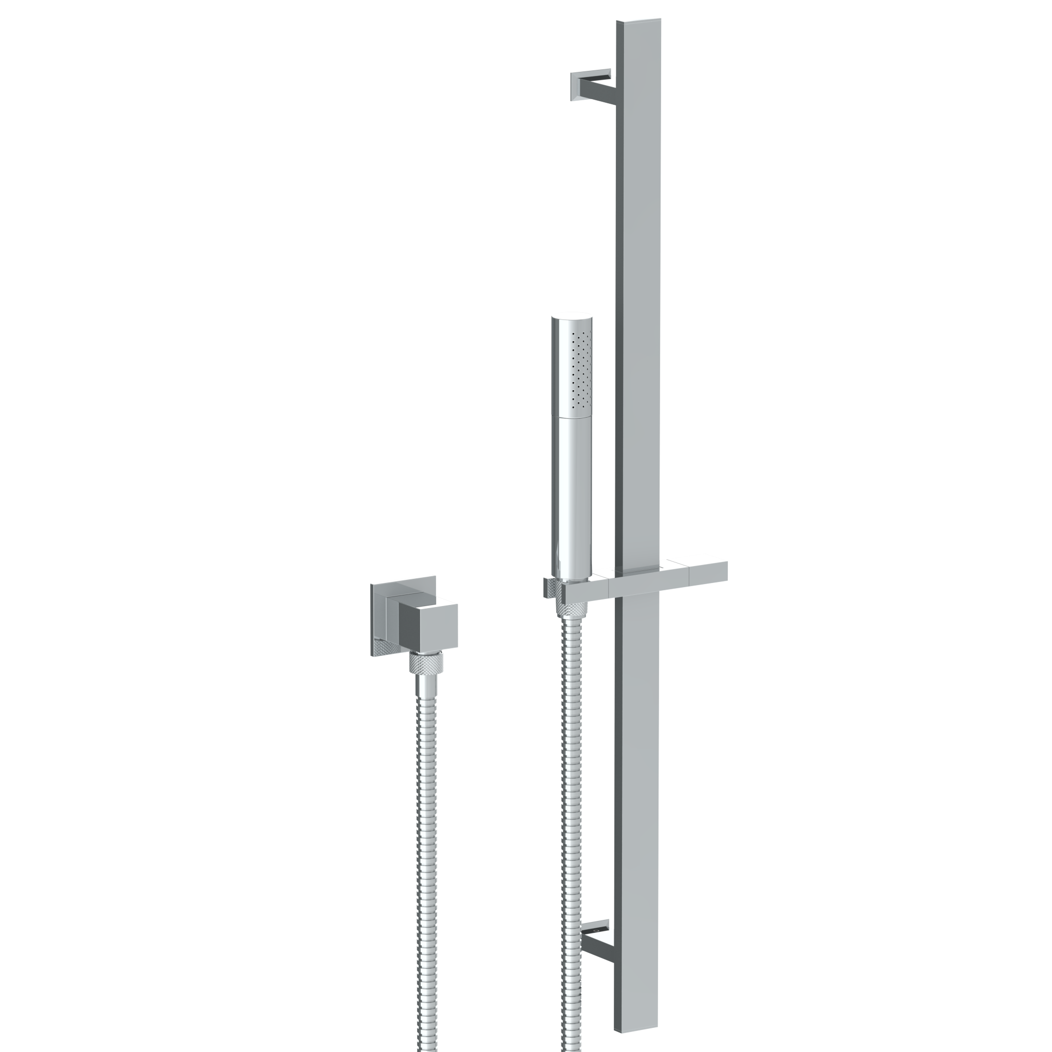 Positioning Bar Shower Kit With Slim Hand Shower And 69" Hose