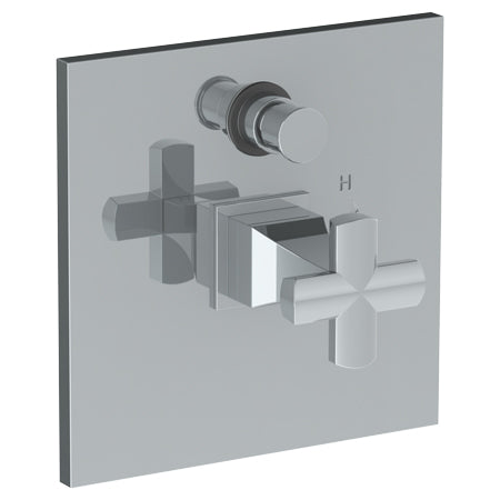 Wall Mounted Pressure Balance Shower Trim With Diverter, 7"