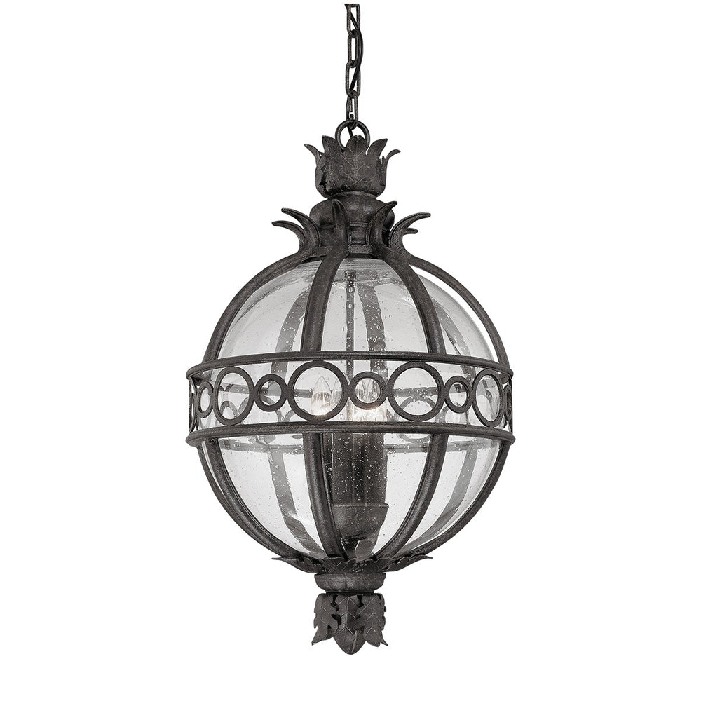 Troy Lighting - F5008-FRN - Three Light Hanging Lantern - Campanile - French Iron