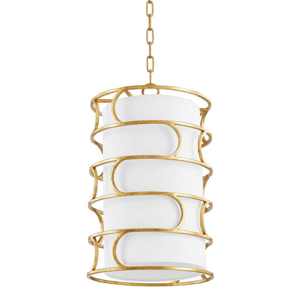 Troy Lighting - F8113-VGL - Three Light Pendant - Reedley - Vintage Gold Leaf