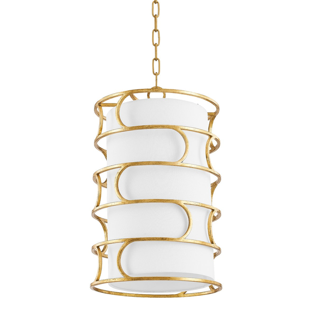 Troy Lighting - F8113-VGL - Three Light Pendant - Reedley - Vintage Gold Leaf