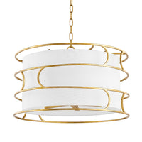 Troy Lighting - F8125-VGL - Five Light Chandelier - Reedley - Vintage Gold Leaf